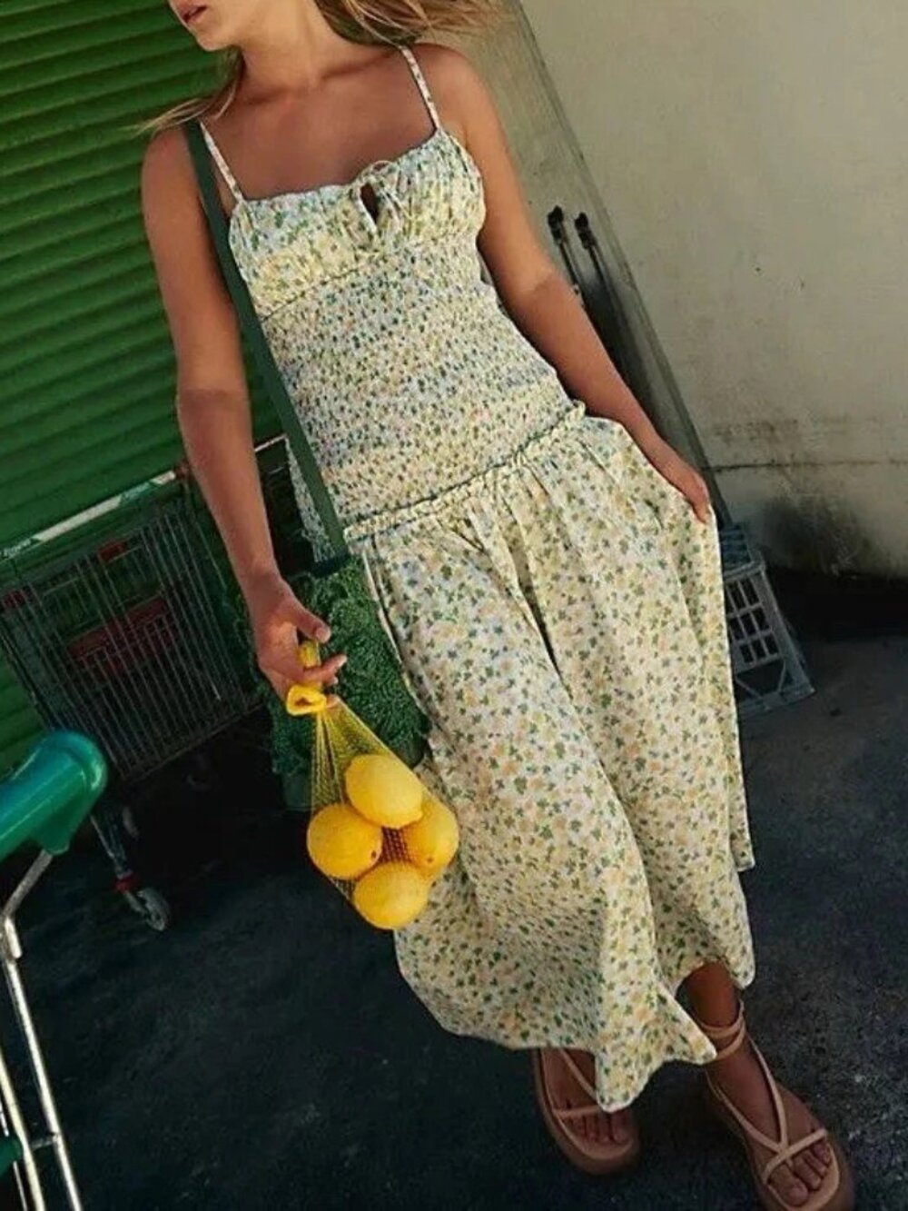 Free People Mocked Body Floral Dress - Picture 4 of 13